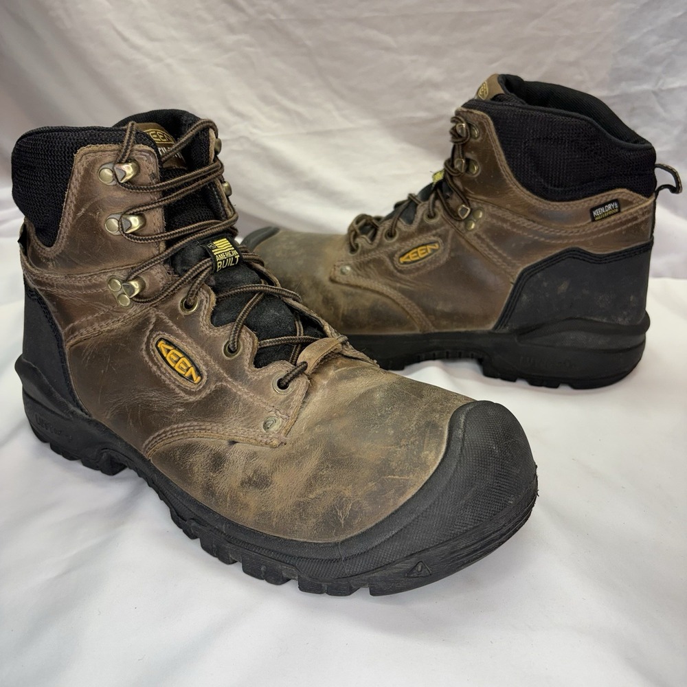 Keen Utility Independence 6" Carbon Toe Boots Mens 11 D Waterproof 400 Gram